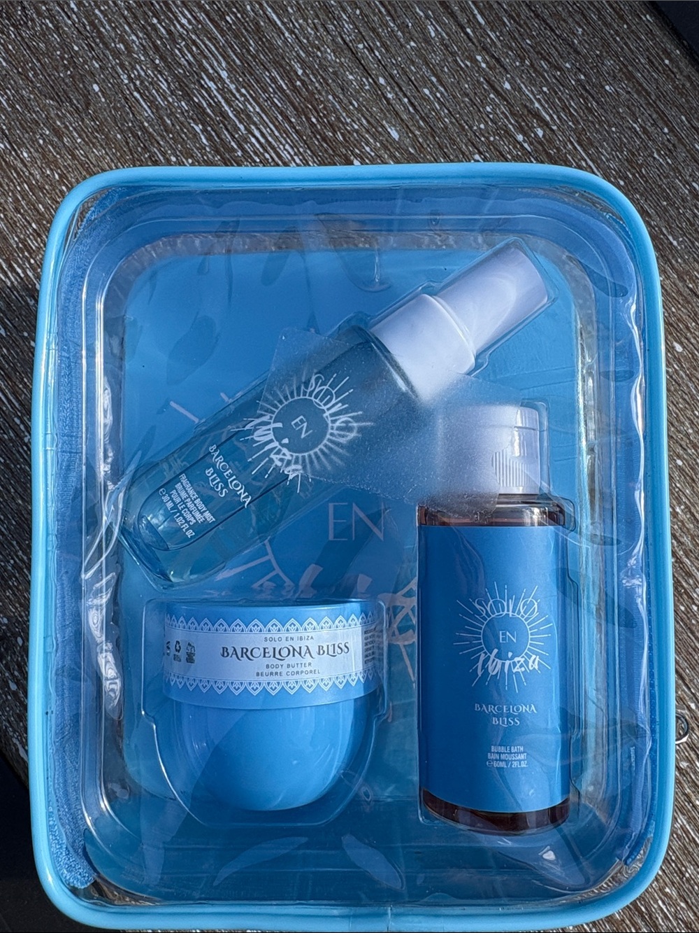Barcelona Bliss Women's Skincare Set - Blue Hydration Trio